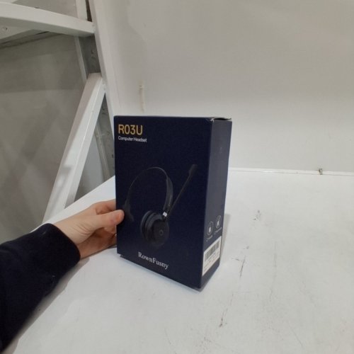 ROWNFUSNY WIRELESS BLUETOOTH COMPUTER HEADSET - BLACK (MODEL:R03U) image 5