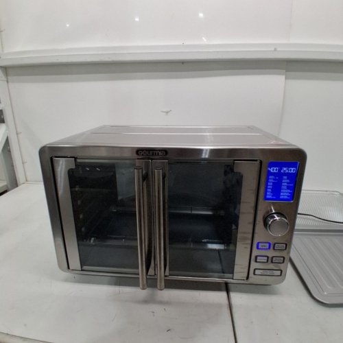 GOURMIA 9-SLICE 5 RACK POSITION DIGITAL AIR FRYER OVEN WITH 14 ONE-TOUCH COOKING FUNCTIONS AND AUTO FRENCH DOORS - 1700W - STAINLESS STEEL (MODEL: GTF7530) image 3