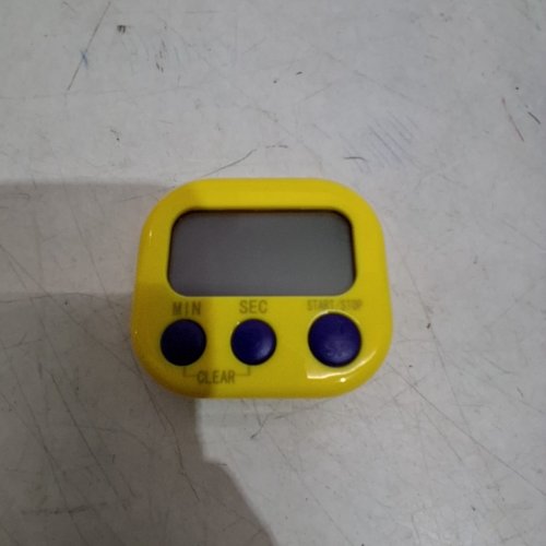 ELECTRONIC DIGITAL KITCHEN TIMER - YELLOW (MODEL:JS-118) image 2