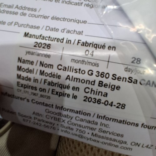 CYBEX CALLISTO G 360 ROTATING ALL-IN-ONE CONVERTIBLE CAR SEAT - 120LBS MAX - ALMOND BEIGE (MODEL: 524000604) image 2
