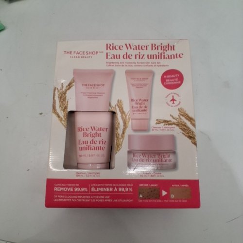 3PC THE FACE SHOP CLEAN BEAUTY RICE WATER BRIGHT SET - VARIOUS SIZES image 2