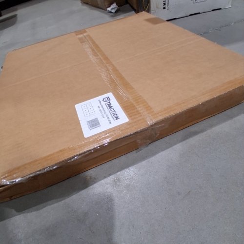 6PK TRACTION PERFORMANCE RUBBER FLOORING INTERLOCKING FILE KIT GREY - 45" X 67.5" - GREY (MODEL: 1543651) image 5