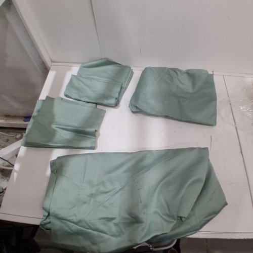 4PC MICROFIBER SHEET SET - QUEEN - TEA GREEN image 2
