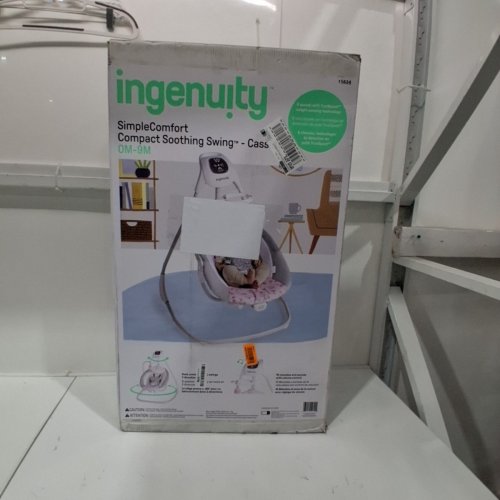 INGENUITY SIMPLECOMFORT CRADLING SWING - CASSIDY - PLUG-IN SWING WITH SOOTHING VIBRATIONS (M# 11624-MEES)) image 8