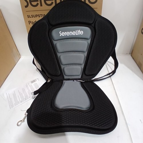 SERENELIFE DETATCHABLE PADDLE-BOARD SEAT - UNIVERSAL - BLACK/GREY (MODEL: SLSUPST15) image 2