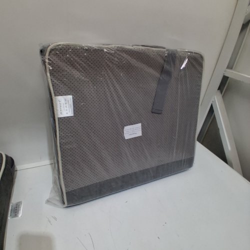 JUSTSAFE ORTHOPEDIC ERGONOMIC MULTI-USE SEAT CUSHION - 17" X 19" - GREY image 3