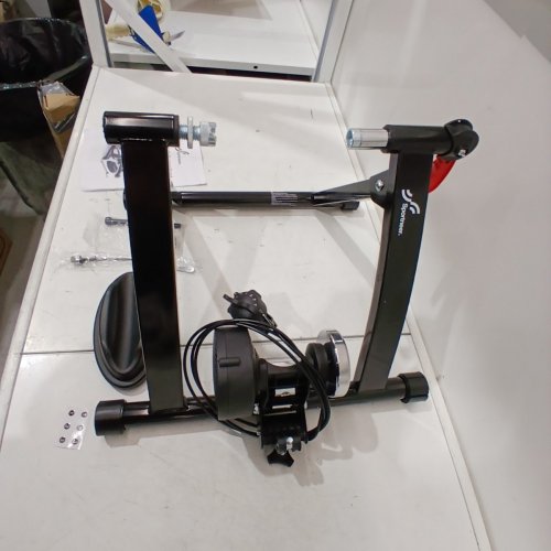 SPORTNEER MAGNETIC BIKE TRAINER WITH NOISE REDUCTION WHEEL - FIT 26" TO 28" TIRE - BLACK image 3