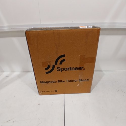 SPORTNEER MAGNETIC BIKE TRAINER WITH NOISE REDUCTION WHEEL - FIT 26" TO 28" TIRE - BLACK image 6