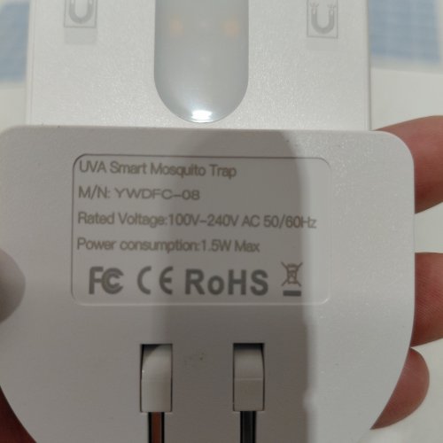 HOGIUS UVA 3-IN-1 INDOOR PLUG IN MOSQUITO/INSECT TRAP - WHITE (MODEL: YWDFC-08) image 2