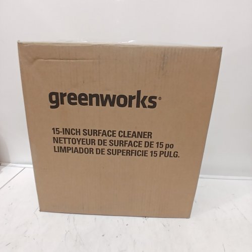 GREENWORKS ROTATING SURFACE CLEANER ATTACHMENT FOR PRESSURE WASHERS UP TO 3100 PSI- 15" - BLACK/GREEN - (MODEL:5203502) image 4