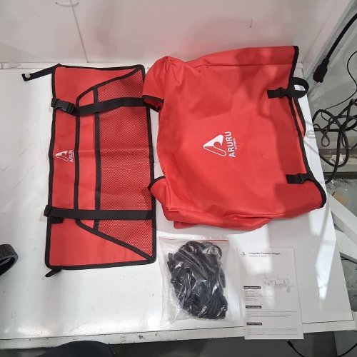 ARURU FOLDABLE COLLAPSIBLE UTILITY WAGON CART - RED - (MODEL: KWF-709) image 3