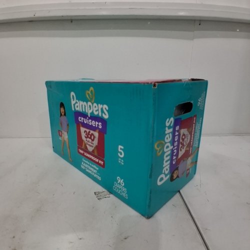96PK PAMPERS PULL ON CRUISERS 360° 100% LEAKPROOF FIT DISPOSABLE BABY DIAPERS - SIZE 5 (27LBS+) image 2