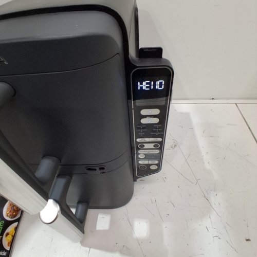 NINJA 6-IN-1 DOUBLESTACK SMART XL 2-BASKET AIR FRYER WITH THERMOMETER - 10QT CAPACITY (5QT/BASKET)- GREY (MODEL: SL451C) image 2