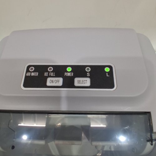 FRIGIDAIRE COMPACT COUNTERTOP ELECTRIC ICE MAKER WITH SCOOP- MAKES 26LBS OF ICE/DAY - SILVER (MODEL: EFIC189-B-SILVER) image 2
