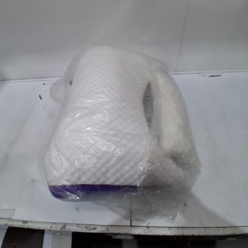 HOMELAB COOLING MEMORY SHREDDED FOAM CRESCENT PILLOW WITH REMOVABLE COVER AND EXTRA PADDING - QUEEN (ITEM: B0DZGYBST6) image 4