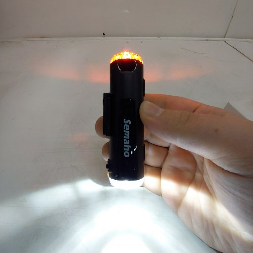 SEMAHO 2 IN 1 HELMET LIGHT - BLACK image 2