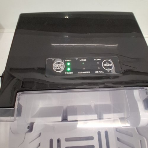 COUNTERTOP ICE MAKER WITH HANDLE AND SCOOP - 26LB - BLACK (MODEL: WBJ-10A) image 2