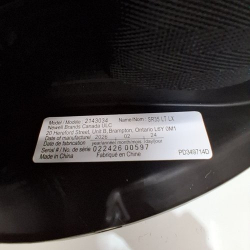 GRACO SNUGRIDE 35 LITE LX INFANT CAR SEAT - 4-35LBS CAPACITY - GOTHAM FASHION BLACK/GREY (MODEL: 2143034) image 2