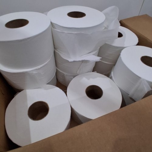 12PK TORK MINI JUMBO BATH TISSUE ROLLS - WHITE - (MODEL: 12 02 44 02) image 3