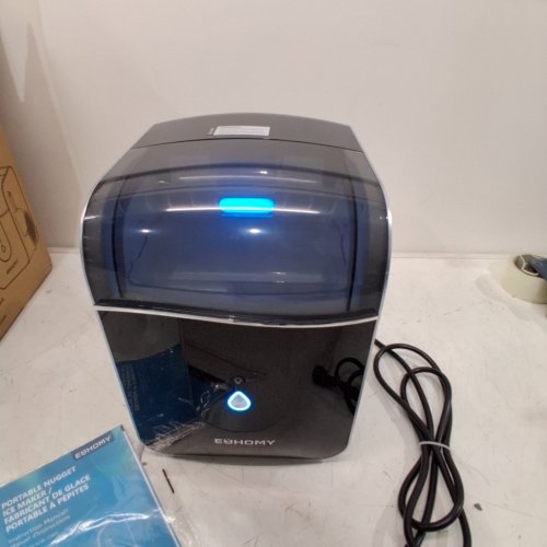 EUHOMY PEARL L1 PRO NUGGET ICE MAKER - MAKES 33LB/DAILY - 1.1L CAP TANK - BLACK (MODEL: IM023-N1BL-CAEH) image 2