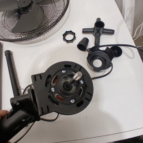 MAINSTAYS OSCILLATING PEDESTAL FAN - 16" - 3 MODES - BLACK image 2