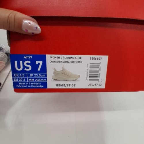 WOMEN'S PUMA RUNNING SHOES - SIZE 7 - WHITE (STYLE: 9556607/314317-02) image 2
