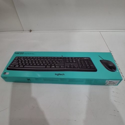 LOGITECH WIRED KEYBOARD AND MOUSE COMBO FOR WINDOWS - BLACK (MODEL: MK120) image 5