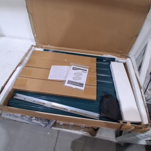2PC OUTSUNNY GALVANIZED METAL RAISED GARDEN BEDS - 70.9" X 35.4" X 23.6" EACH - GREEN (MODEL: 84H-633V00GN) image 4