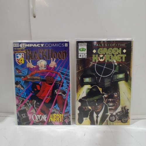 4 ASSTD IMAGE, ADVENTURE, NOW AND IMPACT COMIC BOOKS - TALES OF THE GREEN HORNET #4, BLACK HOOD #5, SAVAGE DRAGON VS MEGATON MAN #1, PLANET OF THE APES #1 image 4