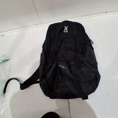 UNISEX HURLEY COMMUTER TRAVEL BACKPACK - BLACK image 2