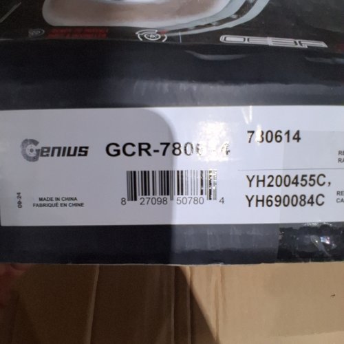 GENUIS AUTO COATED DISC FRONT BRAKE ROTOR WITH MATCHING POSITIVE PLUS SEMI METALLIC DISC BRAKE PADS KIT FOR VARIOUS VEHICLES (MODEL: GCR-780614/PPF-D1268) image 4