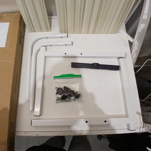 SDHYL ADJUSTABLE MOBILE COMPUTER TABLE WITH WHEELS - 31.4" - WHITE MAPLE - (MODEL: 10CZZS05-3-80MP) image 3