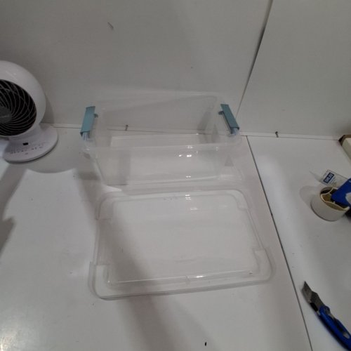 BRIGHTROOM STORAGE BIN WITH LATCHES - 15QT - CLEAR (MODEL:002-02-6062) image 3