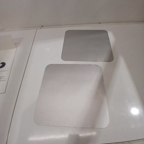 2PK LINDA'S ESSENTIALS AIR FRYER/TOASTER OVEN REUSEABLE LINERS - 12" X 12" - SILVER image 3