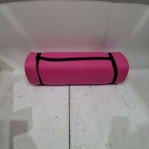 AMAZON BASICS EXTRA THICK YOGA MAT - 74" X 24" X 0.5" - PINK image 2