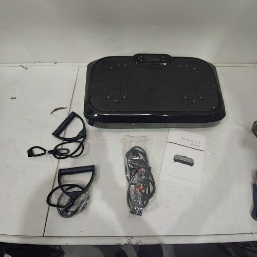 TAEVNO VIBRATION PLATE EXERCISE MACHINE - 23" X 15" - BLACK image 3