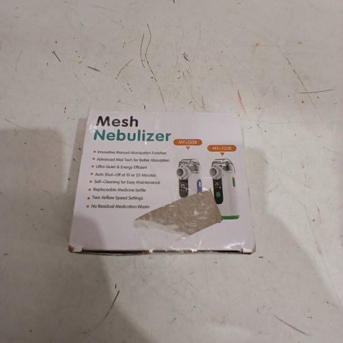 PORTABLE MESH NEBULIZER - 3.7 V BATTERY - WHITE/PURPLE (MODEL: MY-133B) image 5