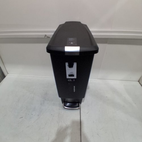 SIMPLEHUMAN INDOOR STEP TRASH CAN - 40L - BLACK (MODEL: CW1361) image 2