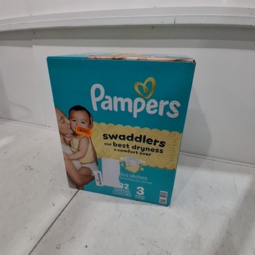 132PK PAMPERS SWADDLERS DIAPERS - SIZE 3 (1326LB) image 2