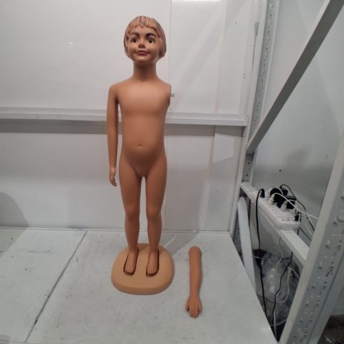 PLASTIC FULL KID BODY CHILD MANNEQUIN FOR CLOTHING DISPLAY - 43" image 3