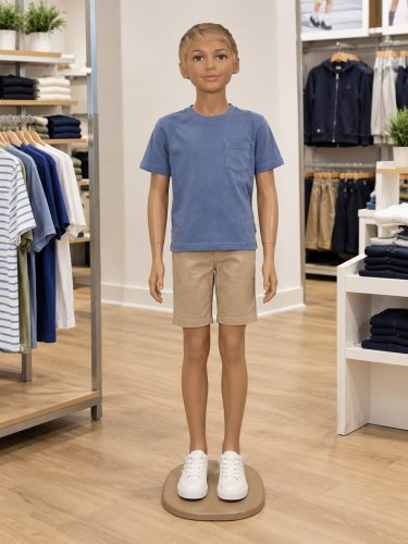 PLASTIC FULL KID BODY CHILD MANNEQUIN FOR CLOTHING DISPLAY - 43" image 2