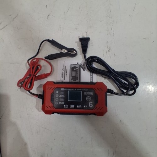 COREBOX 12V CAR BATTERY CHARGER & MAINTAINER - RED/BLACK (MODEL: H-6CS) image 3