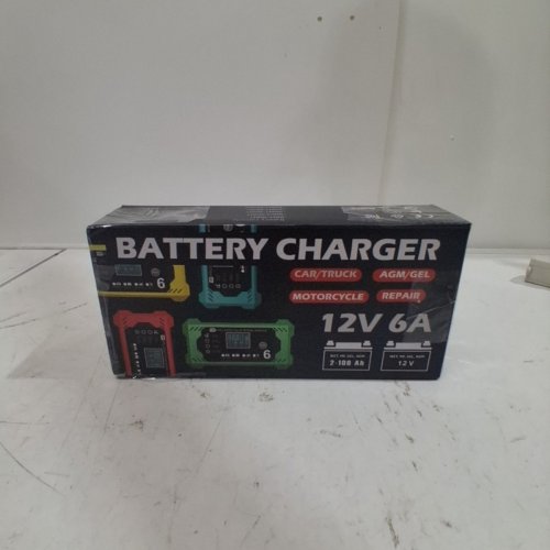 COREBOX 12V CAR BATTERY CHARGER & MAINTAINER - RED/BLACK (MODEL: H-6CS) image 4