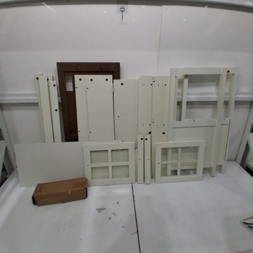 CHOOCHOO MULTI-LEVEL COFFEE BAR AND BAKERS RACK - 59.8"X31.5"X15.7" - WHITE - (MODEL:BR2401) image 2
