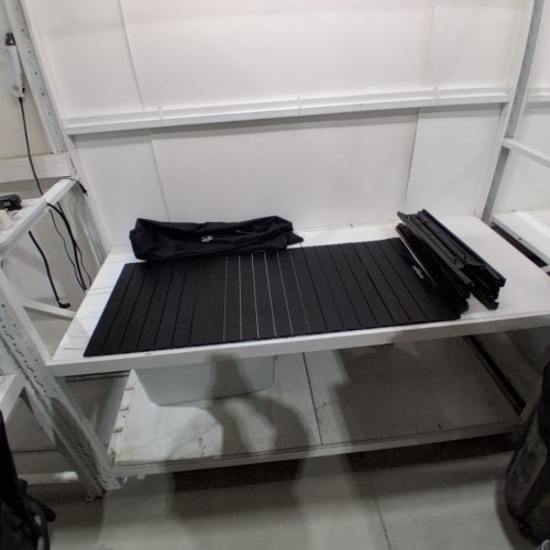 ARURU ADJUSTABLE HEIGHT CAMPING TABLE - 50.4" X 23.8" X 16.7" - 25.1" - BLACK (MODEL: ARTB326) image 3