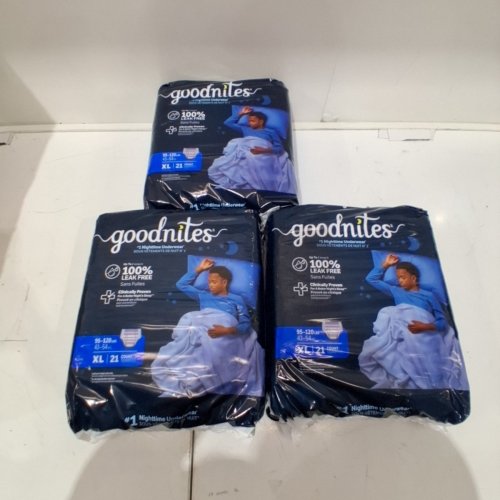 63PK GOODNITES BOYS' NIGHTTIME OVERNIGHT TRAINING UNDERWEAR - XL image 2