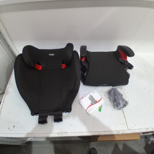 BRITAX SKYLINE 2-STAGE BELT-POSITIONING BOOSTER CAR SEAT WITH 2-LAYER IMPACT PROTECTION - 40-120LB CAPACITY - DUSK/BLACK (MODEL: E1C249H) image 3
