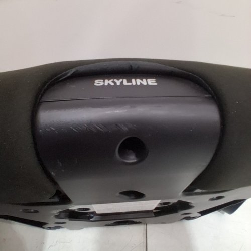 BRITAX SKYLINE 2-STAGE BELT-POSITIONING BOOSTER CAR SEAT WITH 2-LAYER IMPACT PROTECTION - 40-120LB CAPACITY - DUSK/BLACK (MODEL: E1C249H) image 4