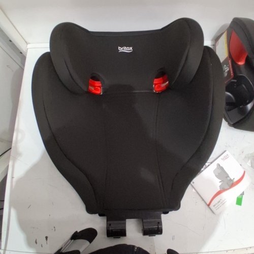 BRITAX SKYLINE 2-STAGE BELT-POSITIONING BOOSTER CAR SEAT WITH 2-LAYER IMPACT PROTECTION - 40-120LB CAPACITY - DUSK/BLACK (MODEL: E1C249H) image 6