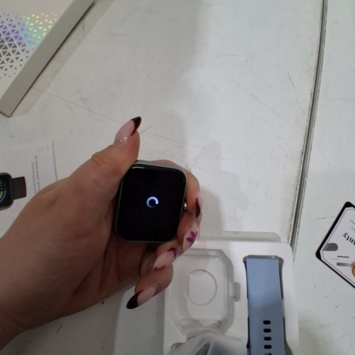 VERYFIT HD BLUETOOTH SMART WATCH WITH HEALTH MONITORING AND FITNESS TRACKING - 1.83" - LIGHT BLUE (MODEL: IDW25) image 2